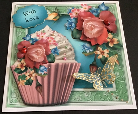 Floral Cupcakes Bumper Kit 5 by Maria Arnold