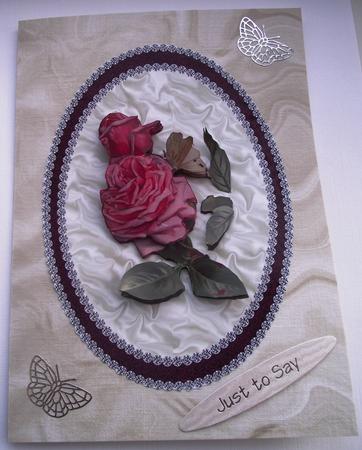 Eclipse of Roses in Silk by Maria Arnold