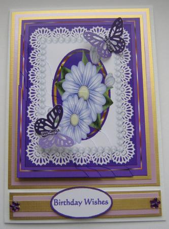 Lace and Flowers Two by Maria Arnold