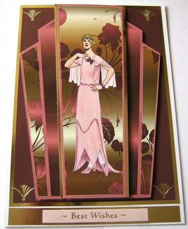 Art Deco Cardfronts Browns by Maria Arnold
