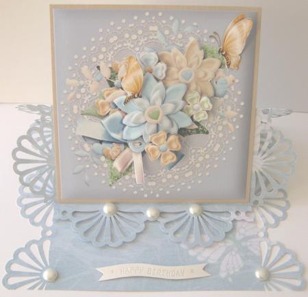 Butterflies and Scrolls Background Paper 2 by Maria Arnold