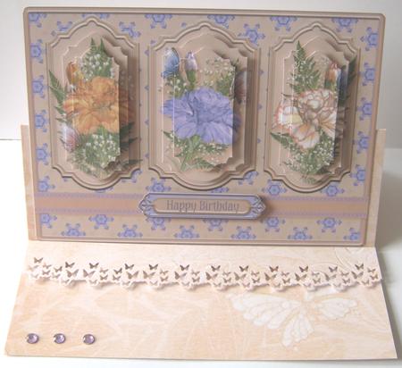 Butterflies and Scrolls Backing Paper 6 by Maria Arnold