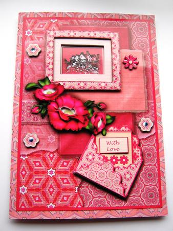 Packwood House Pink Landscape Kit, 6 Pages, Including Decoupage Step by Step by Maria Arnold