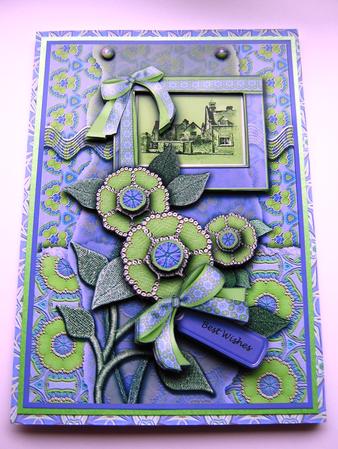 Packwood House Lilac Landscape Kit, 6 Pages, Including Decoupage Step by Step by Maria Arnold