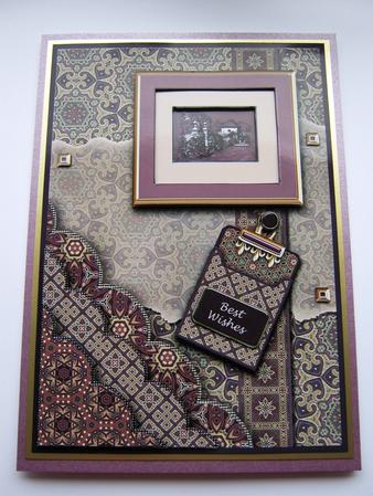 Packwood House Burgundy Landscape 6 Pages Kit, Including Decoupage Step by Step by Maria Arnold