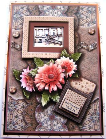 Kedleston Hall Beige Landscape Kit, 6 Pages, Including Decoupage Step by Step by Maria Arnold