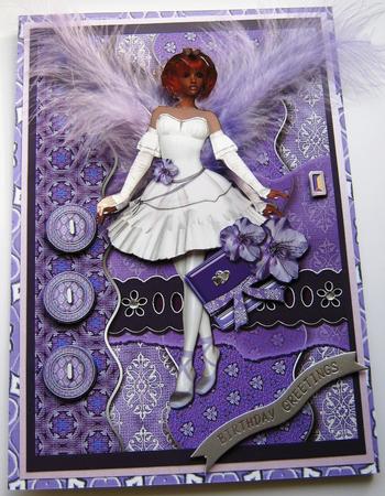 Sandie Faerie Periwinkle Blue Kit 6 Pages, Including Decoupage Step by Step by Maria Arnold