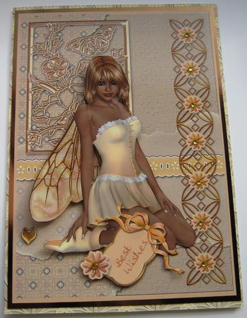 Sahara Faerie Deep Yellow, 6 Pages, Including Decoupage Step by Step by Maria Arnold