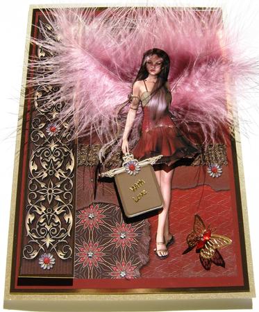 Karina Faerie Burgundy 6 Pages, Including Decoupage Step by Step by Maria Arnold