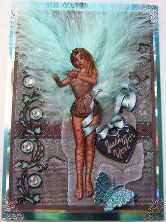 Brooke Faerie Teal Kit, 6 Pages, Including Decoupage Step by Step by Maria Arnold