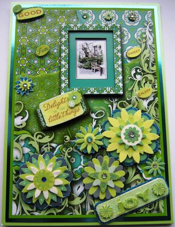 Dalemain Hall Lime Landscape Kit, 6 Pages, Including Decoupage Step by Step by Maria Arnold