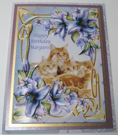 Gorgeous Art Nouveau Lilies by Maria Arnold