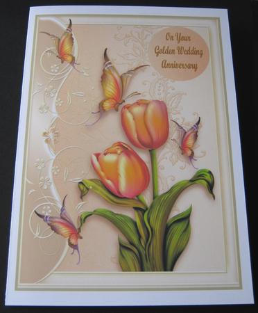 Tulips & Flutters - Mum, Sister, Daughter Etc by Maria Arnold