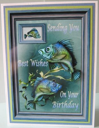 Fishing - Father's Day, Son, Dad, Brother by Maria Arnold