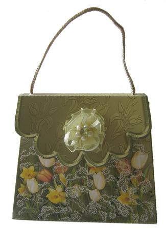 Handbag Gift Box Spring Flowers by Maria Arnold