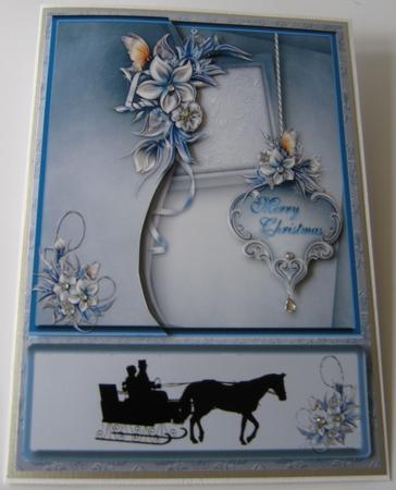 Winter Floral Easel Panels & Topper by Maria Arnold
