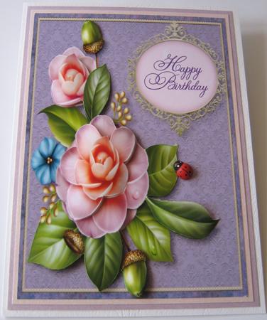 Beautiful Camellia Large Square Topper by Maria Arnold
