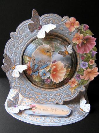 Pretty Birdie Framed Easel Card Mini Kit by Maria Arnold