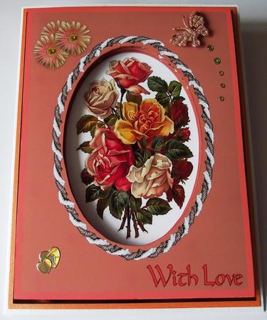 Roses Cameo and Sentiments by Maria Arnold