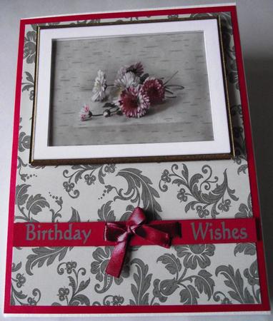 Pink and White Flowers with Pyramage by Maria Arnold