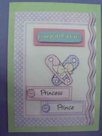 New Baby Boy/girl Twins Kit with 3D Decoupage by Maria Grech