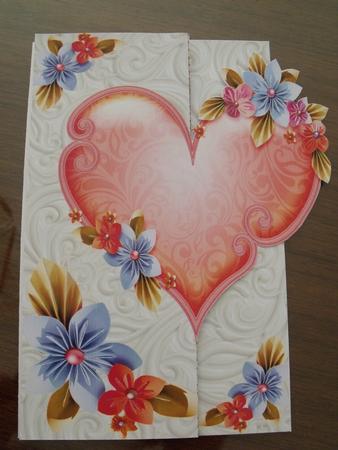 Foldback Flower Heart by Maria Grech