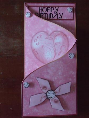 Hoppy Birthday Fluffy Girl Rabbit Cascade Card Sheet by Maria Grech