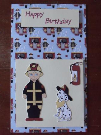 Fireman Background by Maria Grech