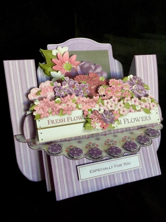 Fresh Flowers 3D Shelf Card Kit by Maria Stevens