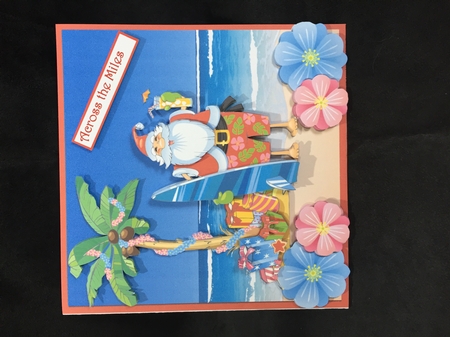 SURFING SANTA MINI KIT by Maria Stevens