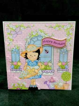 Rose Cottage Girlz Scalloped Corner Stacker by Maria Stevens