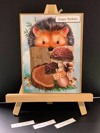 Forest Animals Topper with Decoupage by Marianne Kowalchuk