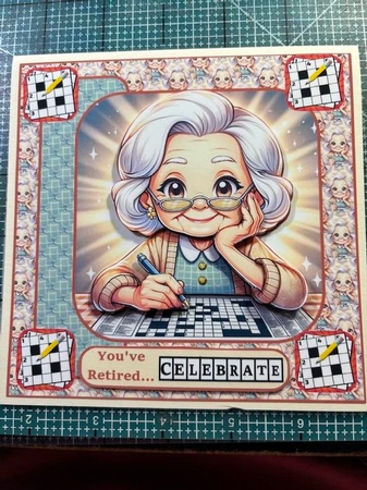 Give us a clue female 8x8 by Marianne Kowalchuk