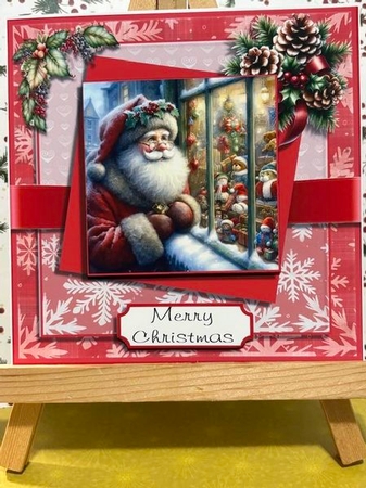 Santa Keeps Watch by Marianne Kowalchuk