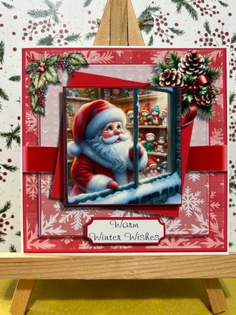 Santa Keeps Watch by Marianne Kowalchuk