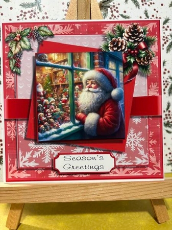 Santa Keeps Watch by Marianne Kowalchuk