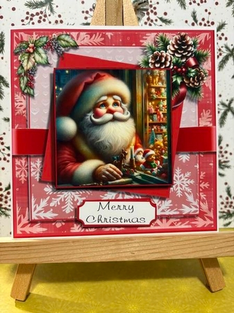 Santa Keeps Watch by Marianne Kowalchuk