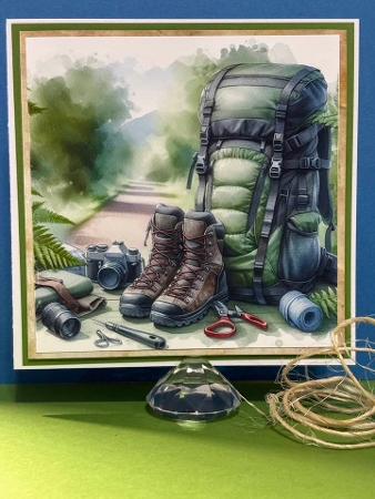 x8 Hiking  - Illustrations for Cardmakers & Designers   by Marianne Kowalchuk