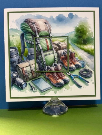 x8 Hiking  - Illustrations for Cardmakers & Designers   by Marianne Kowalchuk