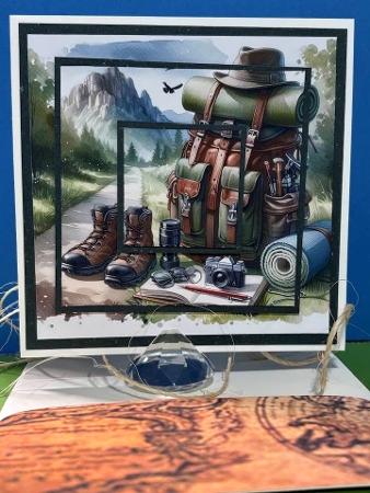 x8 Hiking  - Illustrations for Cardmakers & Designers   by Marianne Kowalchuk