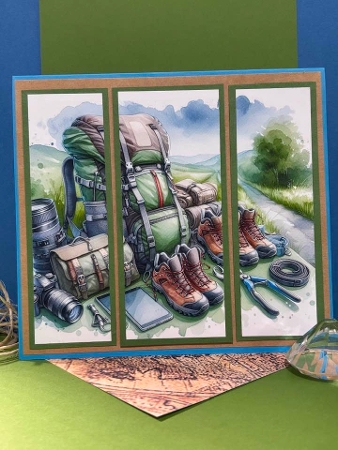 x8 Hiking  - Illustrations for Cardmakers & Designers   by Marianne Kowalchuk