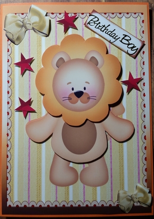Big Lion in Gold Fade Colour Frame by Marianne Kowalchuk