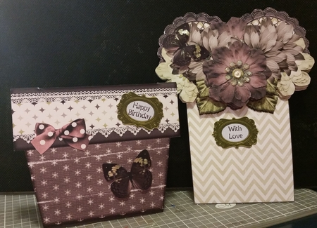Flower Pot Stand Alone Card with Insert 807 by Marianne Kowalchuk