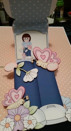 3D On the Shelf Card Kit - Marian has Butterflies & Flowers by Marianne Kowalchuk