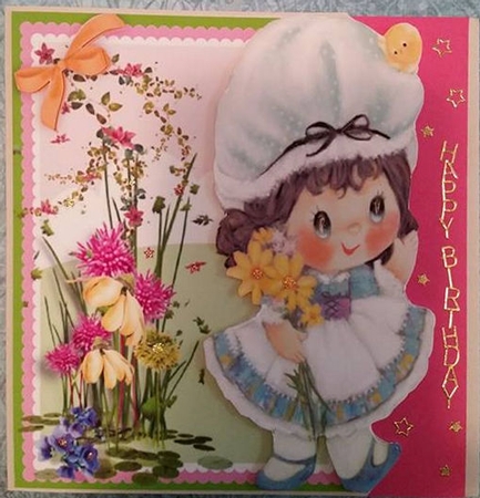 Over The Edge , Little Miss Flower Girl  by Marianne Kowalchuk