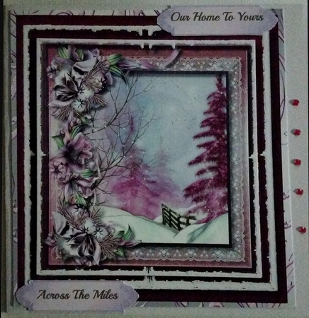 Beautiful Lilac Christmas Scene  by Marianne Kowalchuk