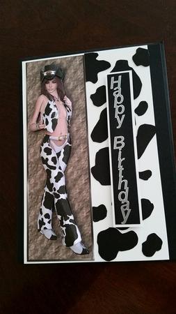 Shoot Cowgirl Large Dl Card by Marianne Kowalchuk