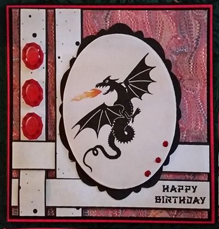 Dragon Woven Corner Card Mini Kit by Marianne Kowalchuk