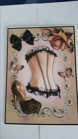 Gold Basque & Gold Shoe A4 by Marianne Kowalchuk