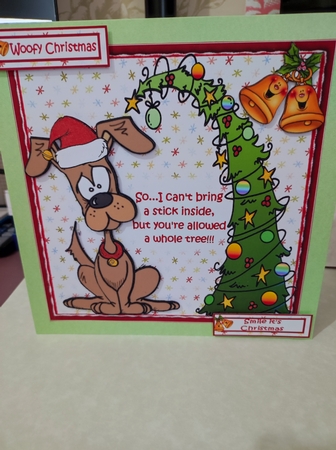 7x7 Woofy Christmas mini kit by marie nowell